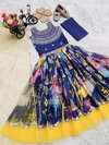 Oc 223 Heavy Chinon With Embroidery Sequence Work Kids Girs Wear Gown Collection Wholesale Online